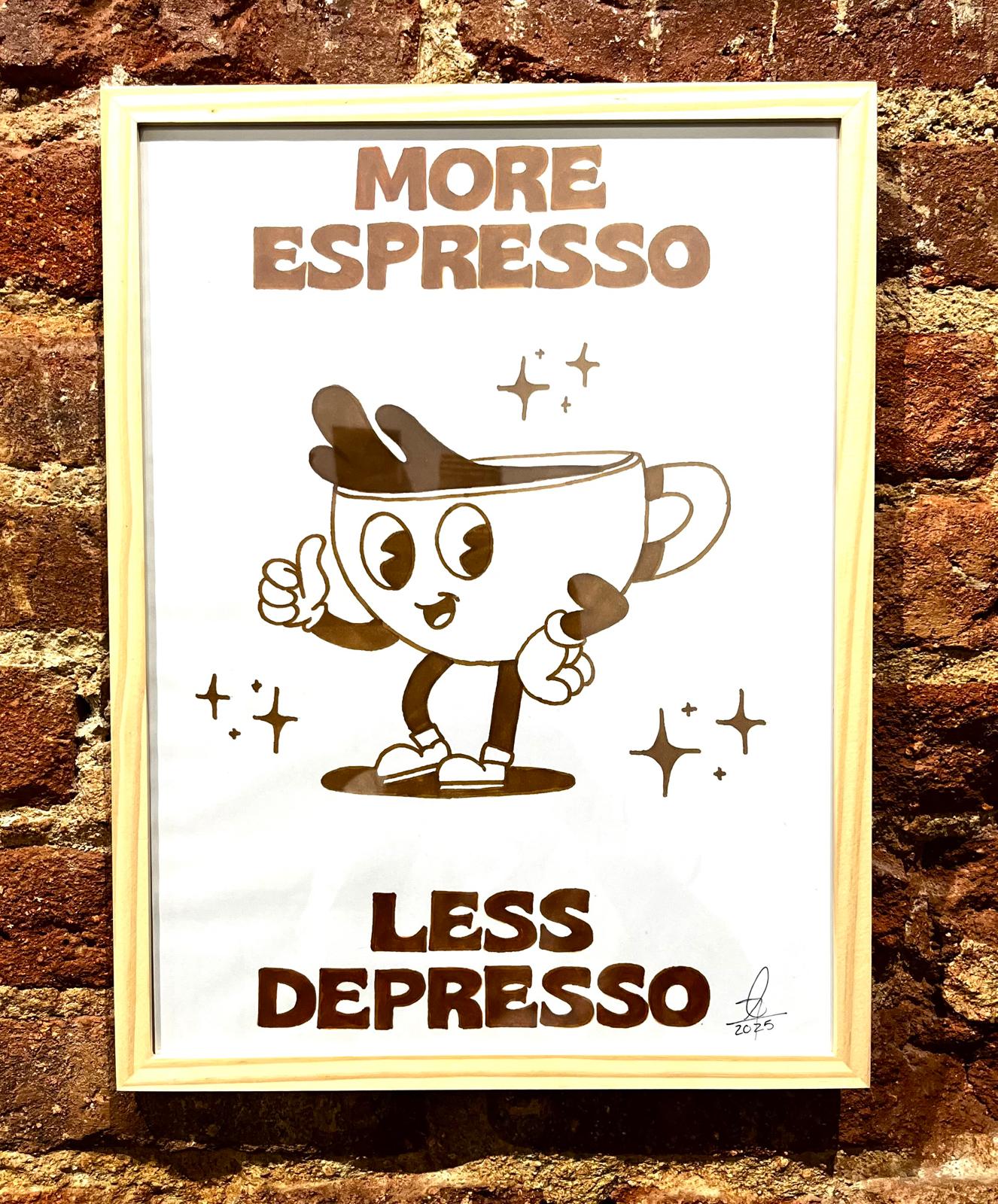 Cuadro espresso Edelweiss