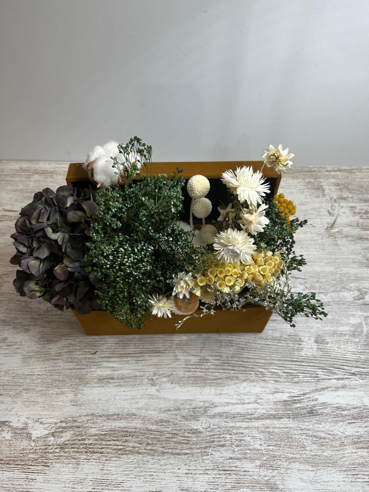 cofre preservado hortensia